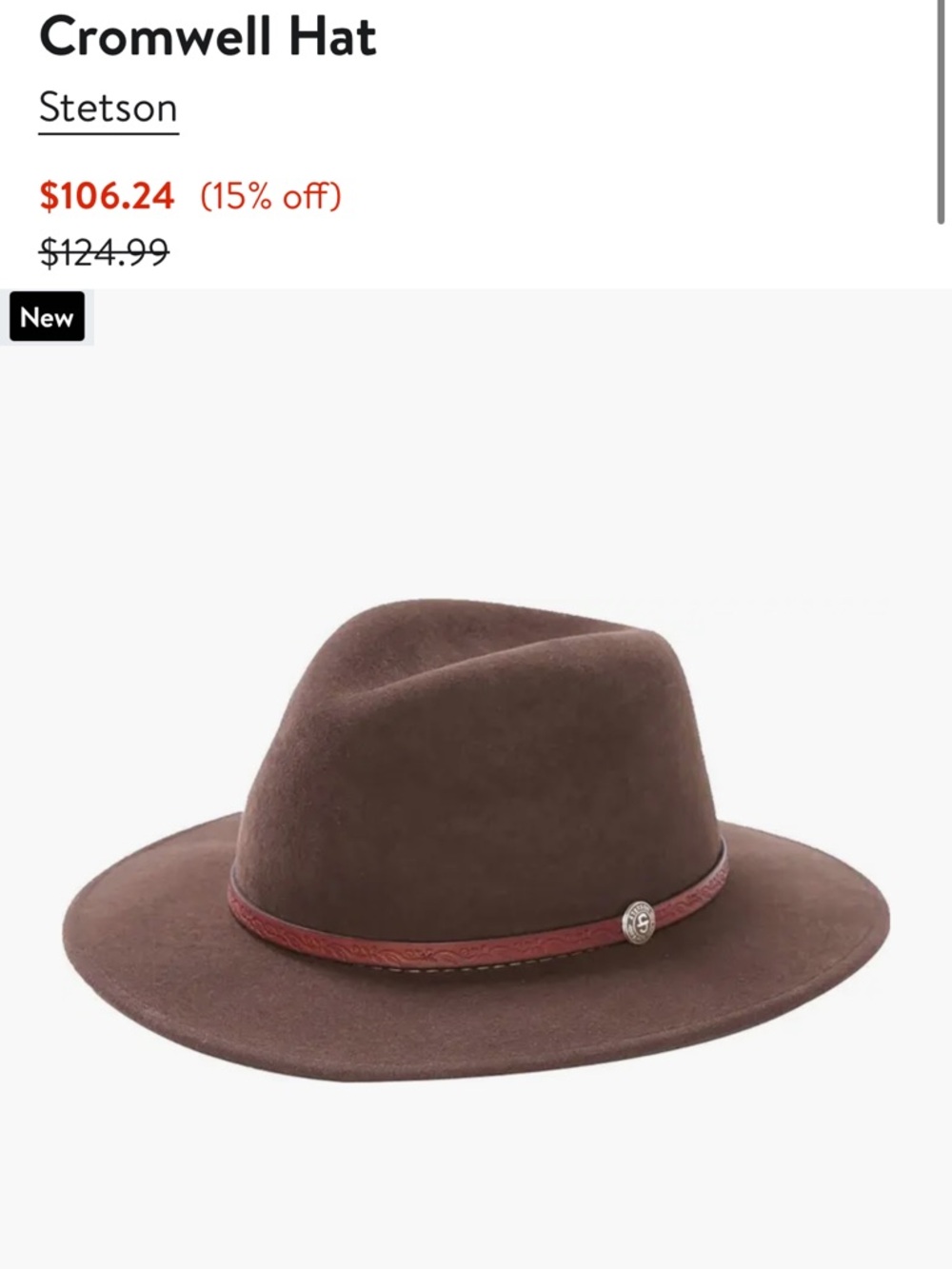Stetson Women’s Hat - Picture 5 of 6